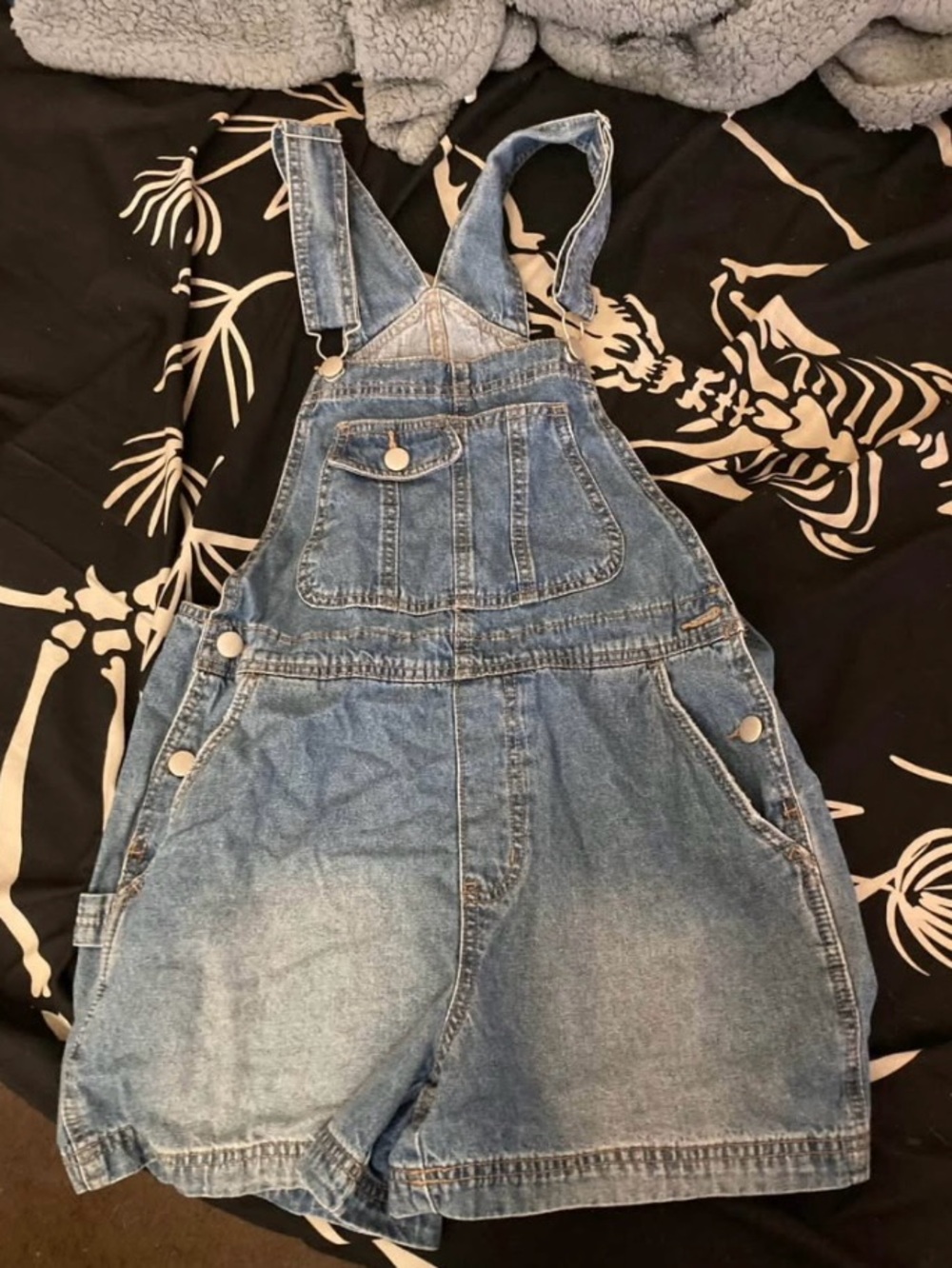 Small Blue Denim Overalls